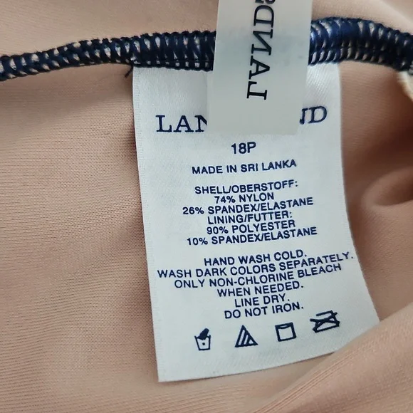 Land's End Swimsuit, 18 Petite - Picture 4 of 4